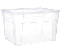 Stefanplast Visual Caja Multiusos Caso, Transparente, XL/39 x 29 x 24 cm