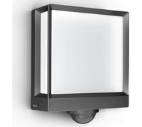 STEIN, aplique exterior L40 SC, color grafito, 3000K, 1000 lúmenes, sensor IR, Bluetooth, con luz de base
