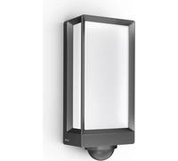 STEIN, aplique exterior L42 SC, color grafito, 3000K, 1000 lúmenes, sensor IR, Bluetooth, con luz de base
