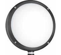 STEIN Lámpara LED con sensor, modelo L330, IP44, 053079, 9W, 750 lúmenes, 3000K, IK10, sensor infrarrojo de 360°, con base