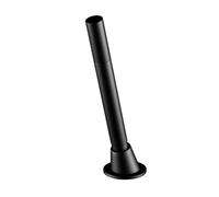 Steinberg 100 - Cabezal de ducha para borde de bañera, negro mate 100 1630 S
