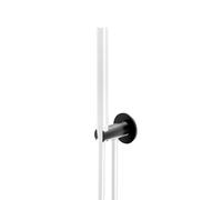 Steinberg 100 - Codo de ducha con soporte, negro mate 100 1667 S
