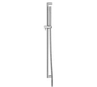 Steinberg 100 - Conjunto de cabezal de ducha, barra y manguera, cromo 100 1605