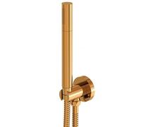 Steinberg 100 - Conjunto de cabezal de ducha, soporte y manguera, oro rosado 100 1670 RG
