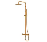 Steinberg 100 - Conjunto de ducha con termostato, diámetro 20 cm, oro rosado 100 2721 RG