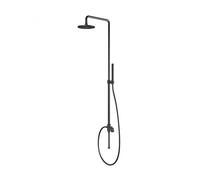 Steinberg 100 - Conjunto de ducha sin grifo, diámetro 200, negro mate 100 2770 S