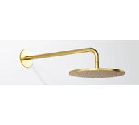 Steinberg 100 ducha con efecto lluvia 25x25 cm circular oro 1001686BG