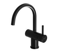 Steinberg 100 - Grifo de lavabo, con desagüe, negro mate 100 1500 S