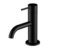 Steinberg 100 - Grifo de lavabo para agua fría, negro mate 100 2500 S