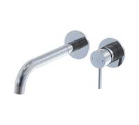 Steinberg 100 - Grifo empotrado de lavabo, instalación de 2 orificios, con cuerpo de montaje, cromo 100 1820