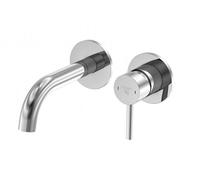 Steinberg 100 - Grifo empotrado de lavabo, instalación de 2 orificios, con cuerpo de montaje, cromo 100 1801