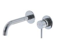 Steinberg 100 - Grifo empotrado de lavabo, instalación de 2 orificios, cromo 100 1814 3