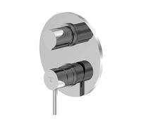 Steinberg 100 - Grifo empotrado para 2 dispositivos, cromo 100 2222