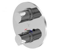 Steinberg 100 - Grifo empotrado termostático para 2 dispositivos, cromo 100 4133 3