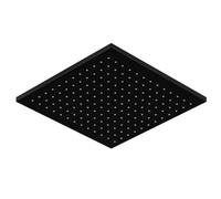 Steinberg 120 - Rociador de ducha, 30x30 cm, negro mate 120 1686 S