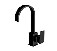 Grifo de cocina Steinberg serie 135, giratorio, con juego de desagüe, 150 mm de proyección, 1351501S, Color: negro mate