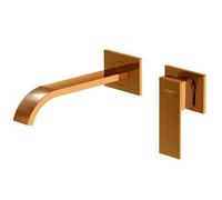 Steinberg 135 - Grifo empotrado de lavabo, montaje de 2 orificios, oro rosa 135 1814 3 RG