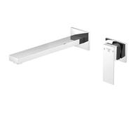 Steinberg 160 - Grifo empotrado de lavabo, montaje de 2 orificios, cromo 160 1824 3