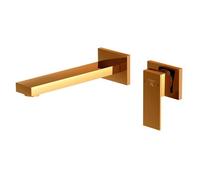 Steinberg 160 - Grifo empotrado de lavabo, montaje de 2 orificios, oro rosa 160 1814 3 RG