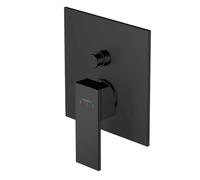Steinberg 160 - Grifo empotrado para 2 dispositivos, negro mate 160 2103 3 S
