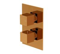 Steinberg 160 - Grifo empotrado termostático para 2 dispositivos, oro rosa 160 4133 3 RG