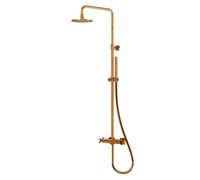 Steinberg 250 - Conjunto ducha con termostato, diámetro 20 cm, oro rosa 250 2721 RG