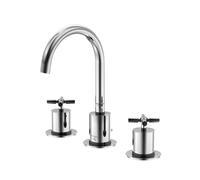 Steinberg 250 - Grifo de lavabo, con desagüe, instalación de 3 orificios, cromo 250 2000