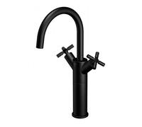 Steinberg 250 - Grifo de lavabo, con desagüe, negro mate 250 1550 S