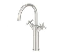 Steinberg 250 - Grifo de lavabo con desagüe, níquel cepillado 250 1550 BN