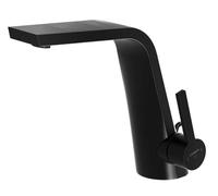 Steinberg 260 - Grifo de lavabo, con desagüe, negro mate 260 1000 1 S