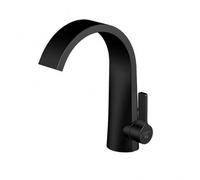 Steinberg 280 - Grifo de lavabo, con desagüe, negro mate 280 1000 S
