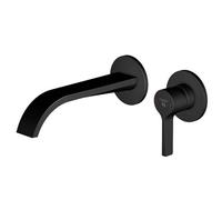 Steinberg 280 - Grifo empotrado de lavabo, instalación de 2 orificios, negro mate 280 1814 3 S