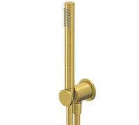 Steinberg 340 - Conjunto de alcachofa de ducha, soporte y manguera, oro cepillado 340 1670 BG