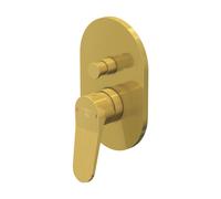 Steinberg 340 - Grifo empotrado para 2 dispositivos, oro cepillado 340 2103 3 BG