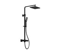 Steinberg 342 - Set de ducha con termostato, 26x19 cm, 3 chorros, negro mate 342 2721 S