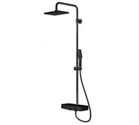 Steinberg 390 - Conjunto de ducha con termostato, 26x19 cm, negro mate 390 2700 S