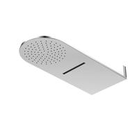 Steinberg 390 - Rociador de ducha. 60x25 cm, 2 chorros, acero inoxidable 390 5652