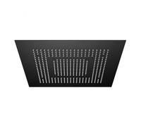 Steinberg 390 - Rociador de ducha. 60x60 cm, 2 chorros, negro mate 390 6612 S