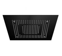 Steinberg 390 - Rociador de ducha, 60x60 cm, 3 chorros, iluminación LED, negro mate 390 6620 S