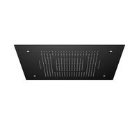 Steinberg 390 - Rociador de ducha. 60x80 cm, 3 chorros, iluminación LED, negro mate 390 6832 S