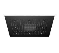 Steinberg 390 - Rociador de ducha. 80x80 cm, 3 chorros, iluminación LED, negro 390 6680 S