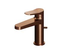 Steinberg Mezclador de lavabo serie 340, proyección de 126 mm, con juego de desagüe, 3401000BC, Color: cobre cepillado