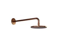 Steinberg serie 100 ducha mural, ducha efecto lluvia, redonda, 200x8 mm, 1001687BC, Color: cobre cepillado