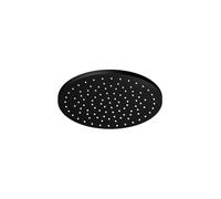 Steinberg serie 100 ducha mural, ducha efecto lluvia, redonda, 200x8 mm, 1001687S, Color: negro mate