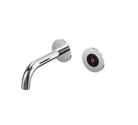 Steinberg Serie 100 mezclador mural para lavabo, control electrónico de volumen y temperatura, proyección de 195 mm, 1001814E, Color: cromado