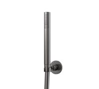 Steinberg Serie 100 set de teleducha, teleducha de barra, soporte de pared, 1001650BGM, Color: Metal cepillado