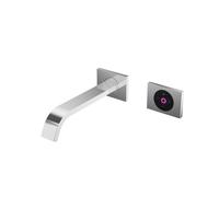 Steinberg Serie 135 Mezclador mural de lavabo, control totalmente electrónico de caudal y temperatura, proyección de 200 mm, 1351814E, Color: cromado
