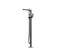 Steinberg Serie 340 Mezclador de bañera, independiente, para instalación oculta, proyección 220mm, altura 927mm, 3401162BGM, Color: Metal cepillado