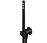 Steinberg 340 - Conjunto de alcachofa de ducha, soporte y manguera, negro mate 340 1670 S