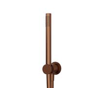 Steinberg serie 340 set de teleducha, in odo de conexión de ducha integrado, flexo de ducha, soporte, 3401670BC, Color: cobre cepillado